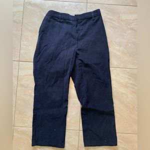 Baggy Corduroy navy pants